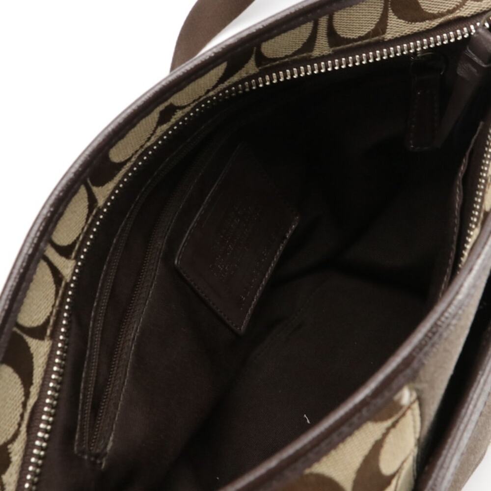 Coach Signature Stripe Crossbody Messenger Bag EUC - Picture 4 of 13